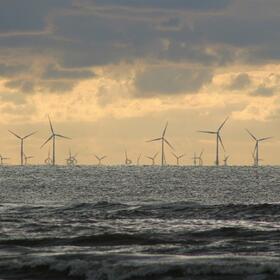 windmolenpark op zee